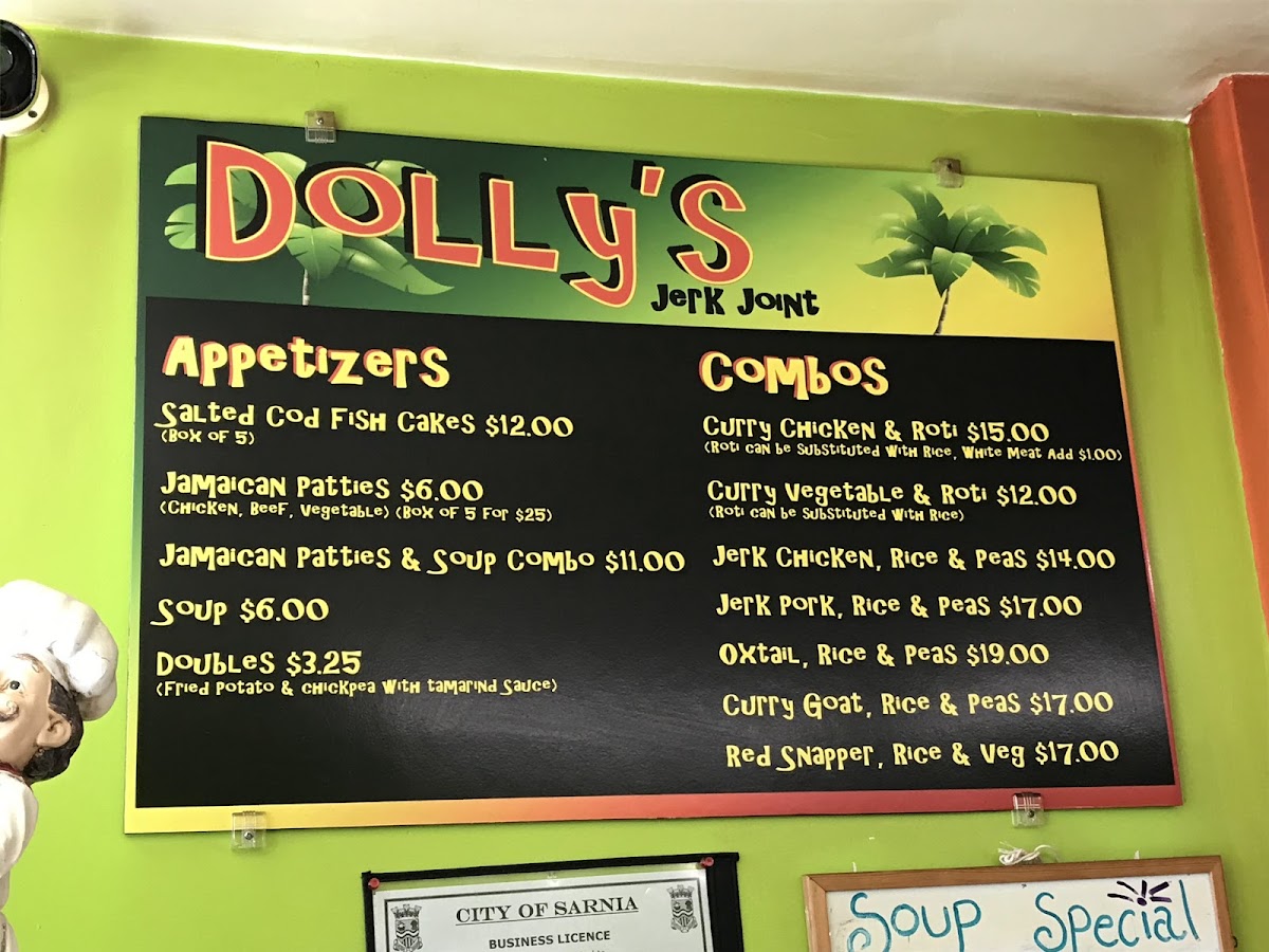 Menu Dolly's Jerk Joint-5